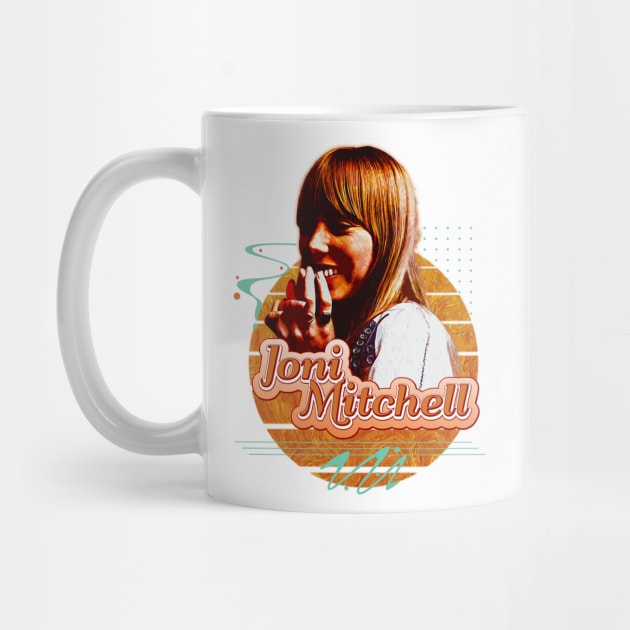 Joni mitchell \\ Retro Art by Nana On Here